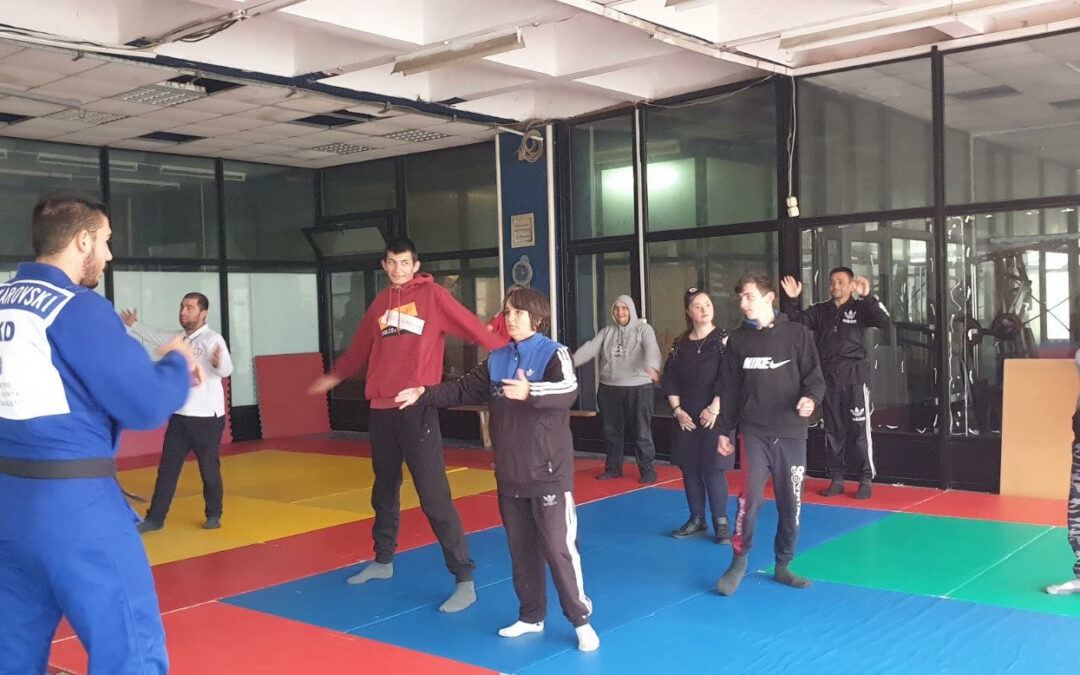 Inclusive Judo training classes in Struga, Macedonia